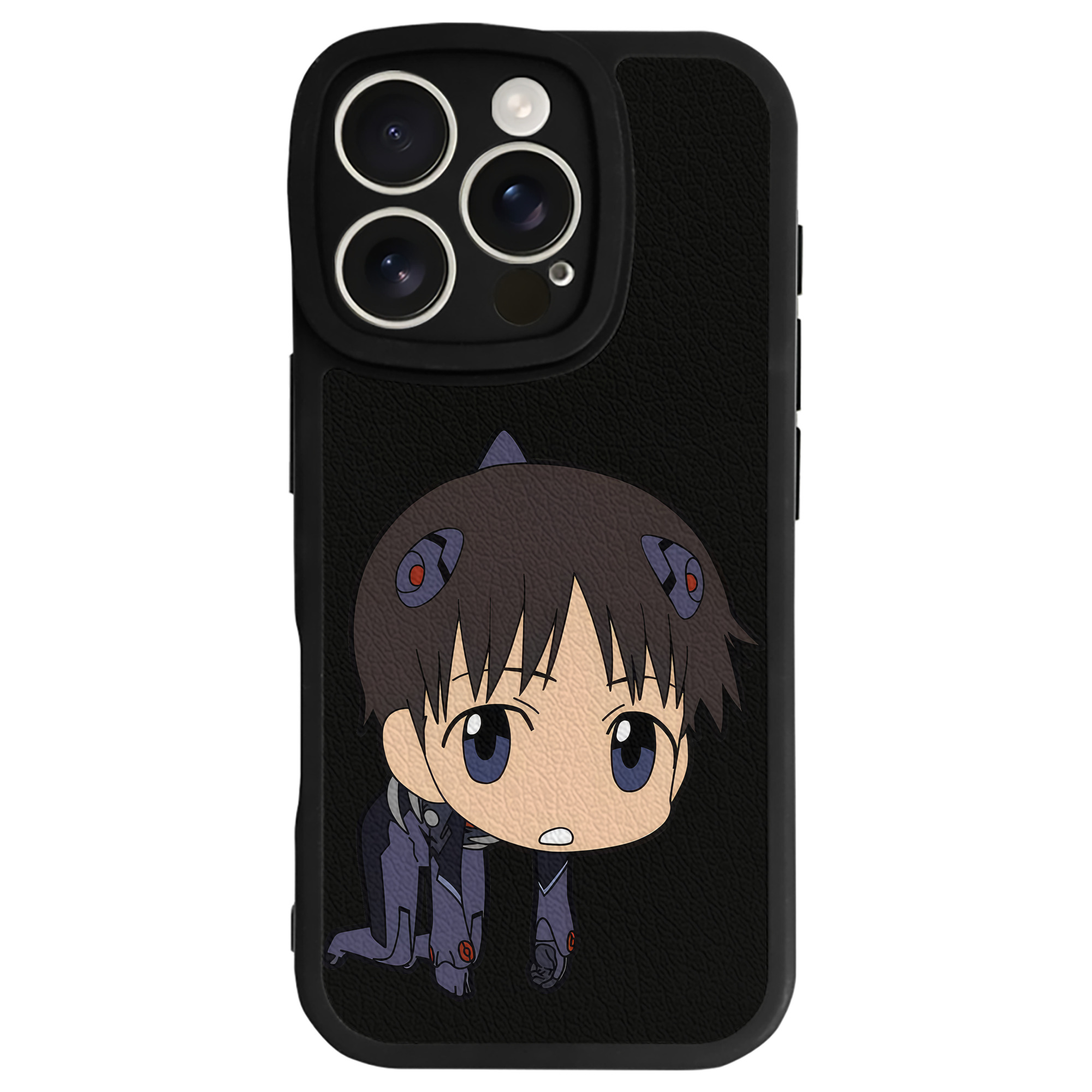 （画像用） EVA 新世紀エヴァンゲリオン 【iPhone 16シリーズ対応】シリコンスマホケース（レザー調） 材質：シリコン